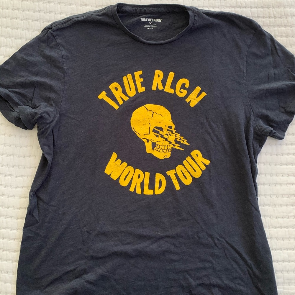 True Religion World Tour T Shirt used fits like XL